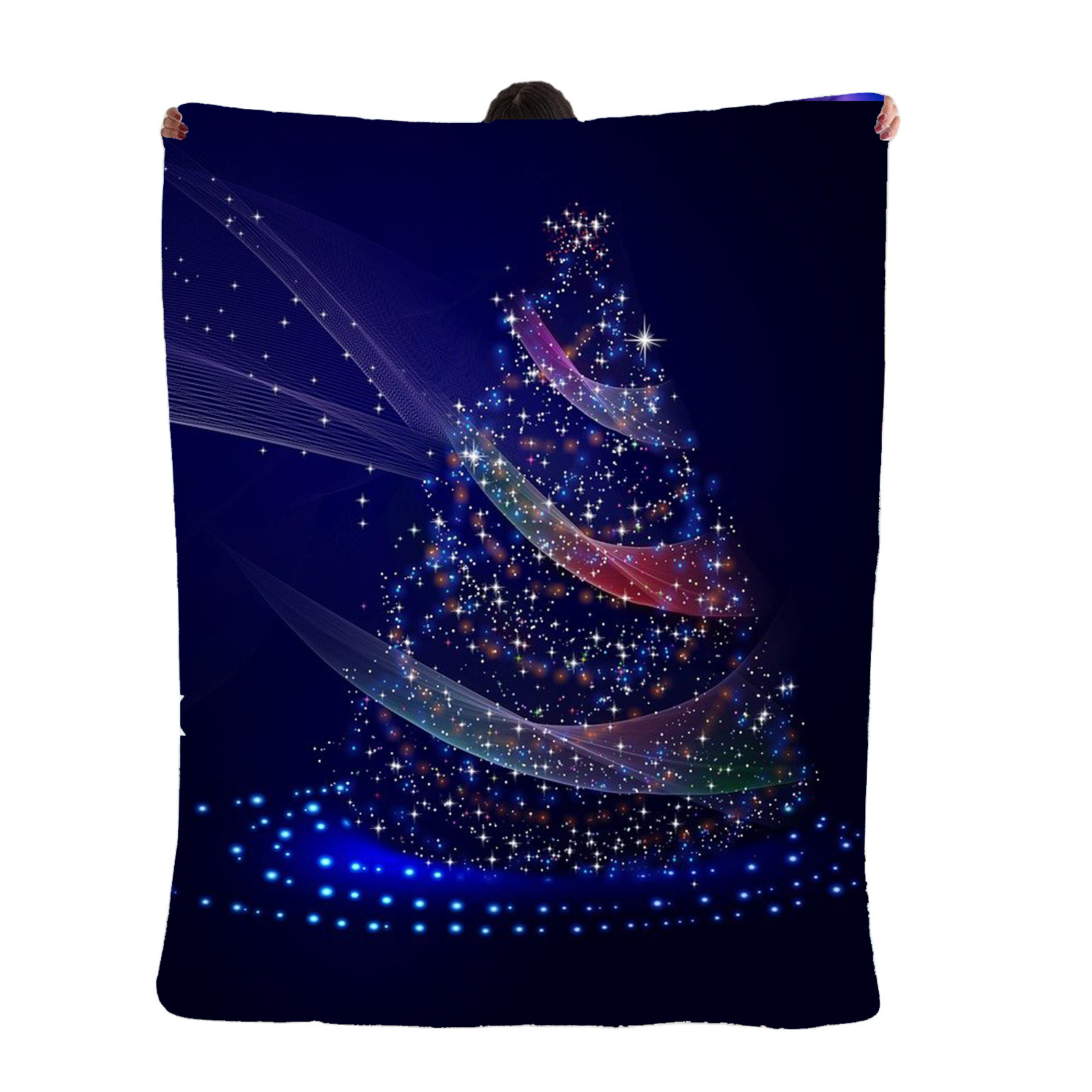 Christmas Tree Lights 30x60 beach towel , 50x60